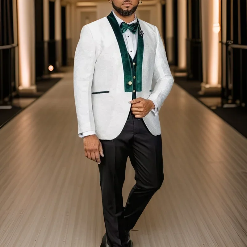 Men Formal Wear Clothes - Африканские свадебные костюмы для мужчин, приталенный