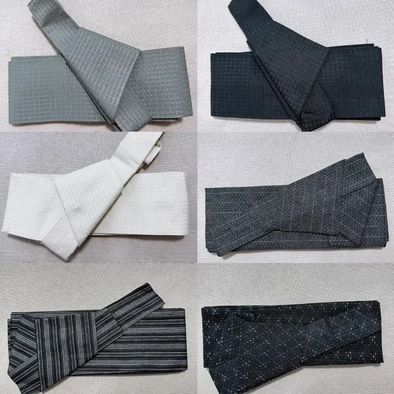 Traditional Japanese Men'S Formal Wear - Японский мужской пояс юката Оби с