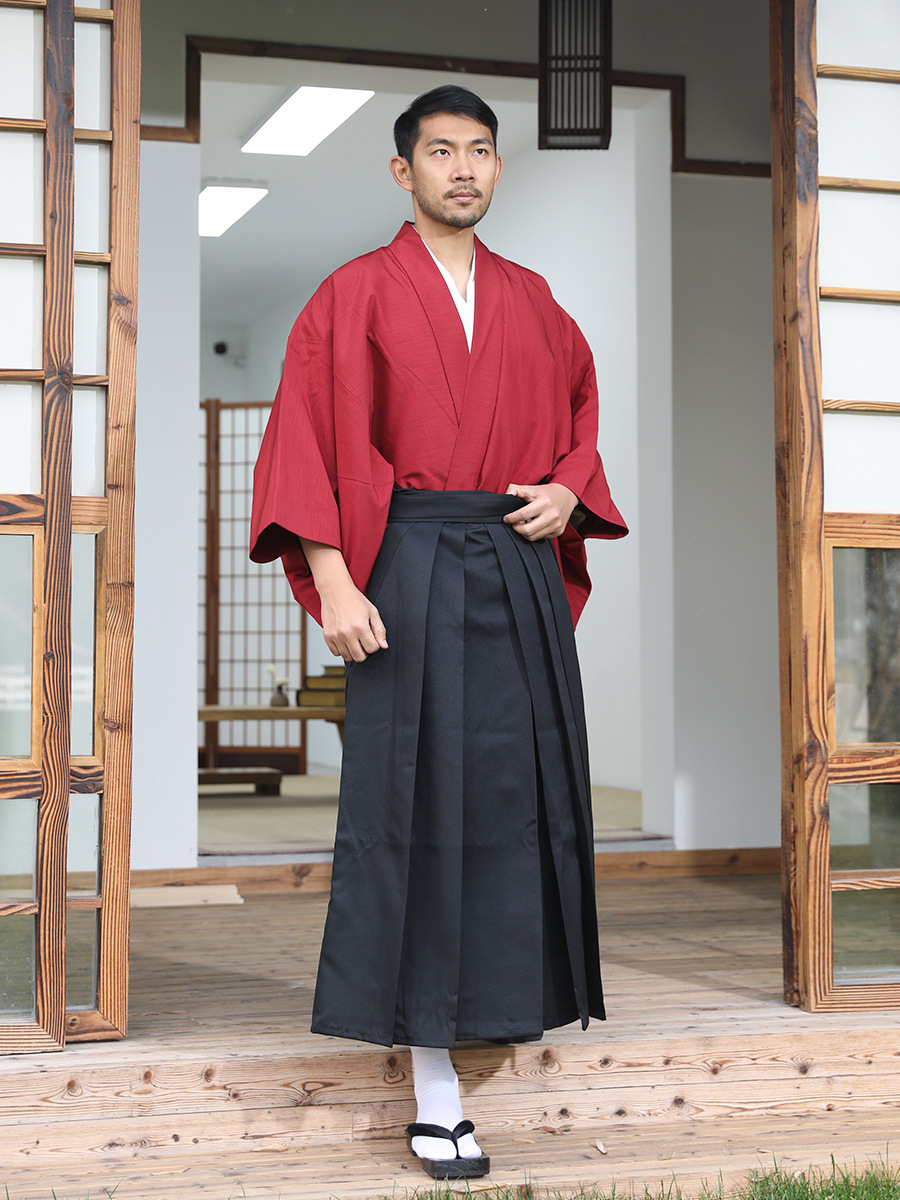Traditional Japanese Men'S Formal Wear - Мужской японский традиционный комплект кимоно, официальное