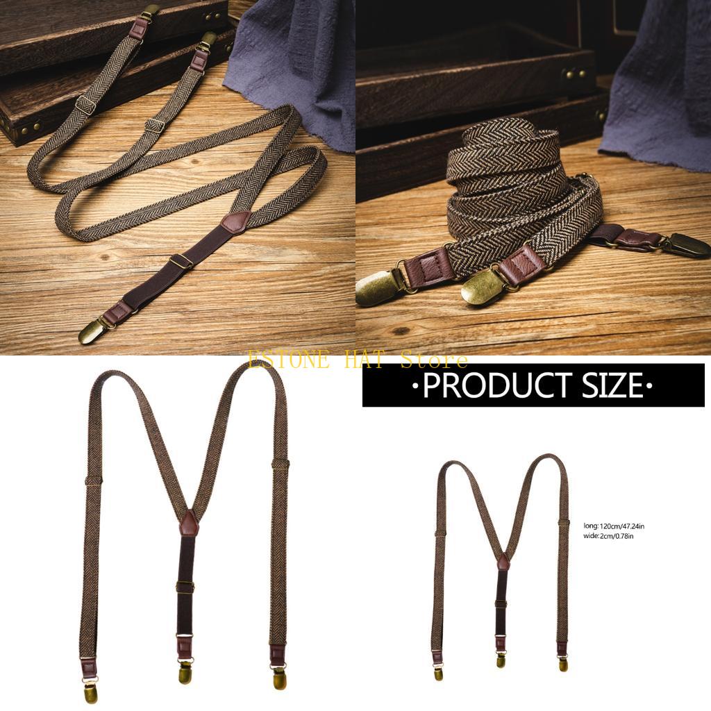 Suspender Clip Formal - 49MF Мужские эластичные подтяжки с 3
