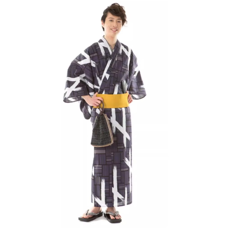 Traditional Japanese Men'S Formal Wear - Летнее японское мужское традиционное кимоно с