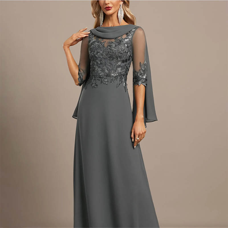 Men'S Formal Wear For Wedding Guest - Платье ТРАПЕЦИЕВИДНОЕ для матери невесты, Стильное
