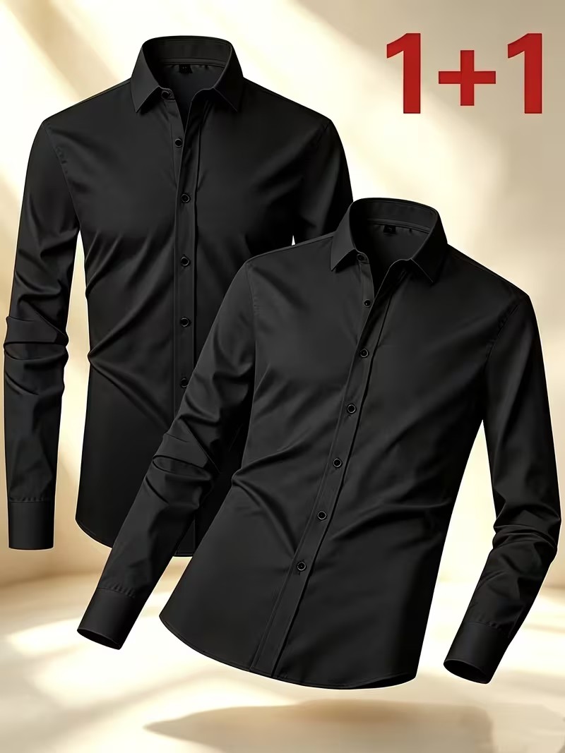 Men'S Semi Formal Office Wear - Весенне-осенний комплект из 2 предметов: рубашка