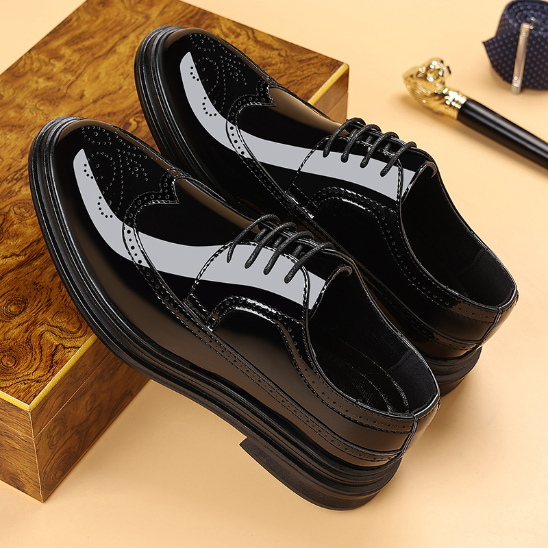 Мужские лакированные туфли-бро – обзор и цена Patent Leather Oxford