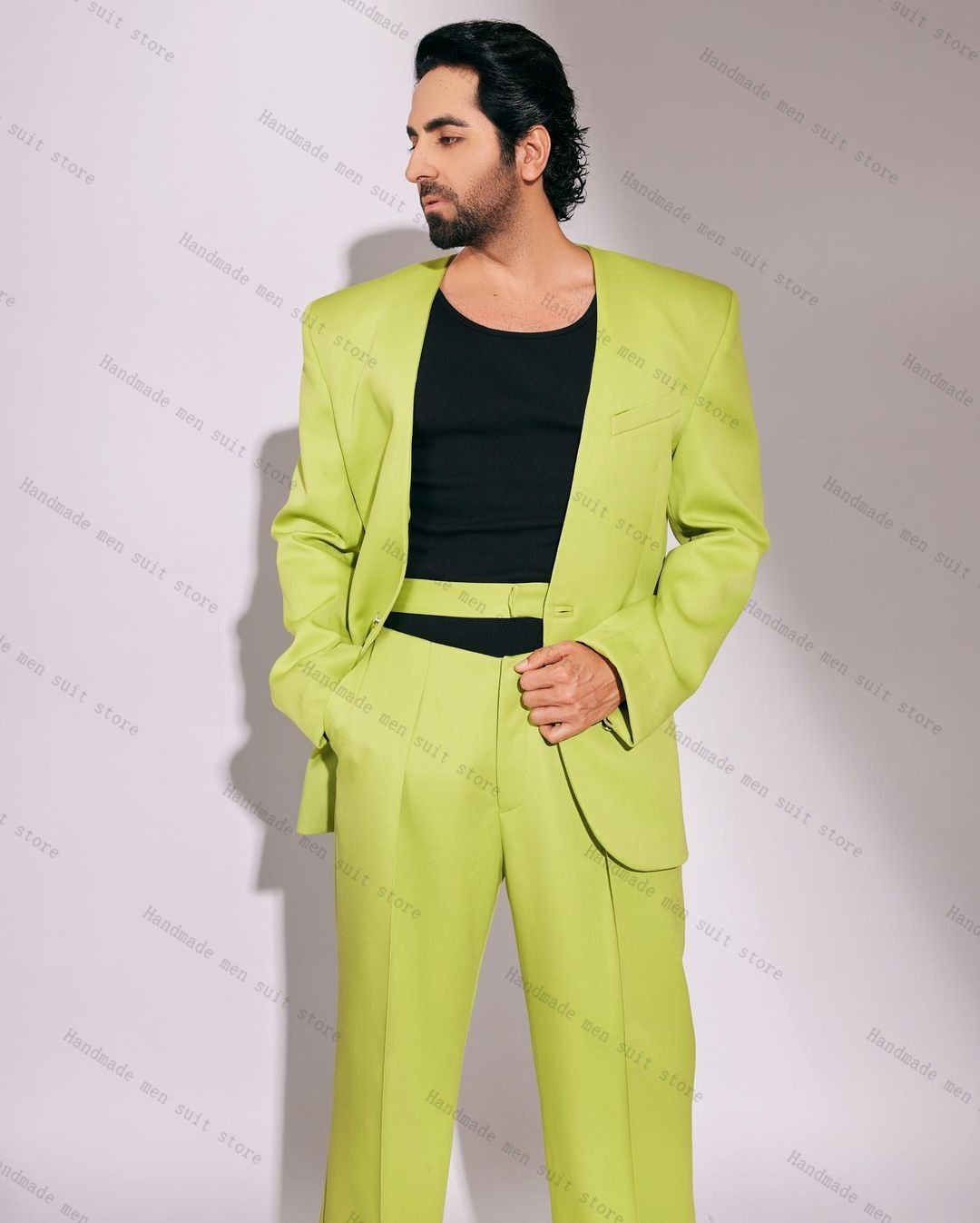 Модный зеленый мужской костюм, – обзор и цена Men'S Formal Wear For Wedding Guest