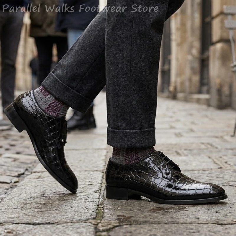 Мужские оксфорды из лакированн – обзор и цена Patent Leather Oxford