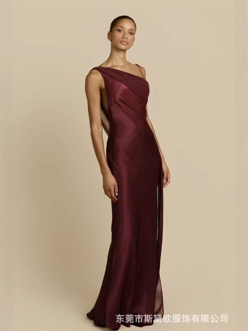 Бордовое атласное платье для в – обзор и цена Men'S Formal Wear For Wedding Guest