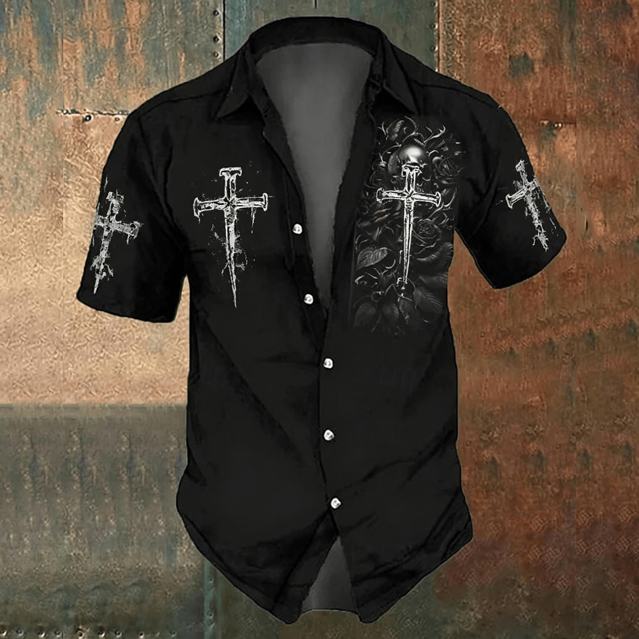 Мужская черная повседневная ру – обзор и цена Men'S Gothic Formal Wear