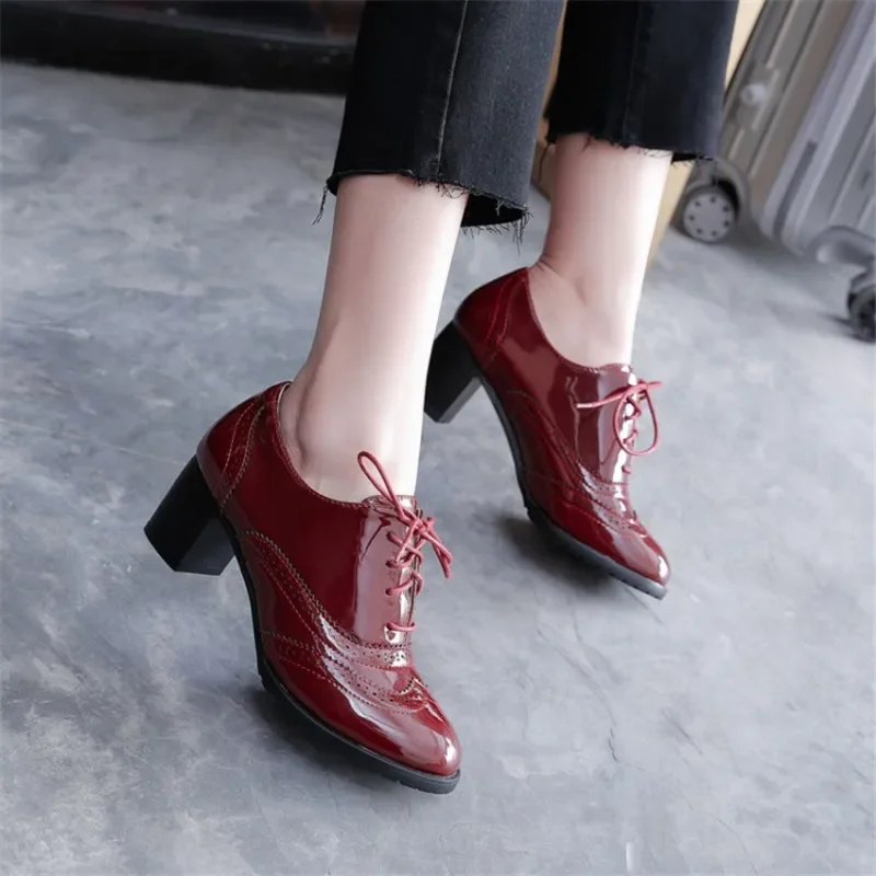Женские оксфорды в британском  – обзор и цена Patent Leather Oxford