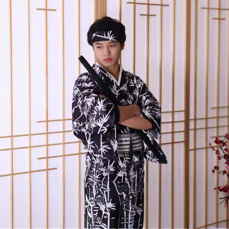 Мужское японское кимоно с бамб – обзор и цена Traditional Japanese Men'S Formal Wear